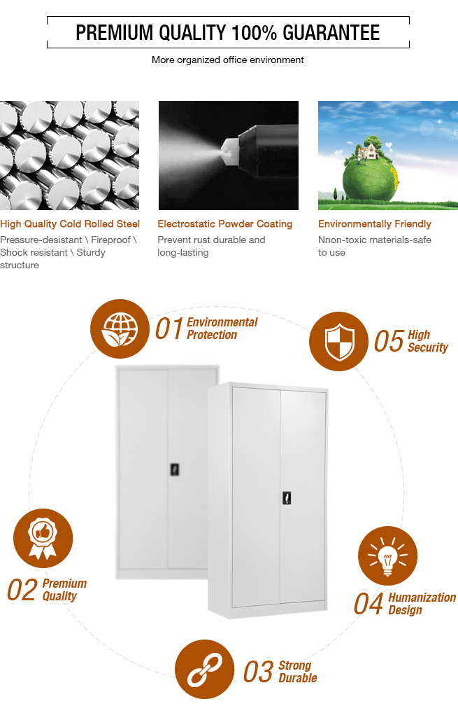 180cm Steel Storage Cabinet